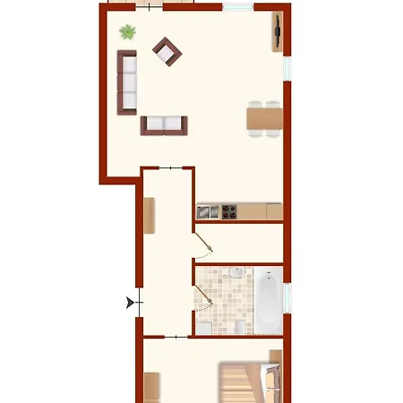 Am Ehrenmal 2 Seerose شقة لابو